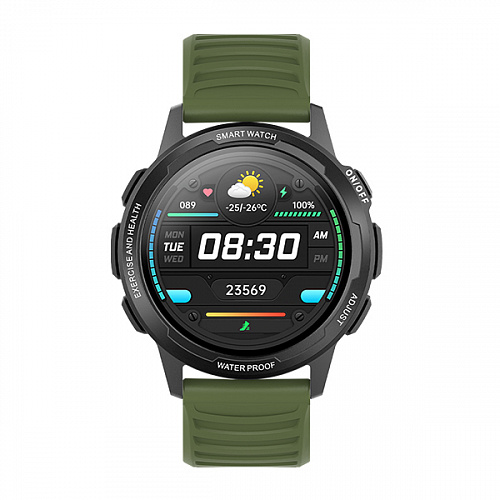 BQ Watch 1.3 Black+Dark Green Wristband